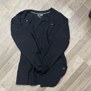 WonderWink Women's Classic Black Scrub Jacket